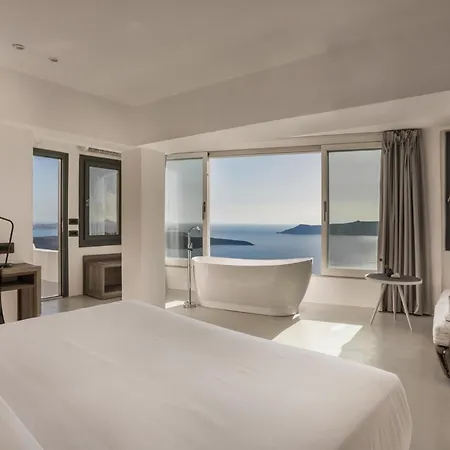 호텔 Sun Rocks Boutique - Caldera View & Sunset Dining Experience 피로스테파니