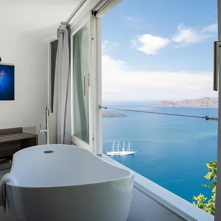 Sun Rocks Boutique - Caldera View & Sunset Dining Experience Hotell Firostefani