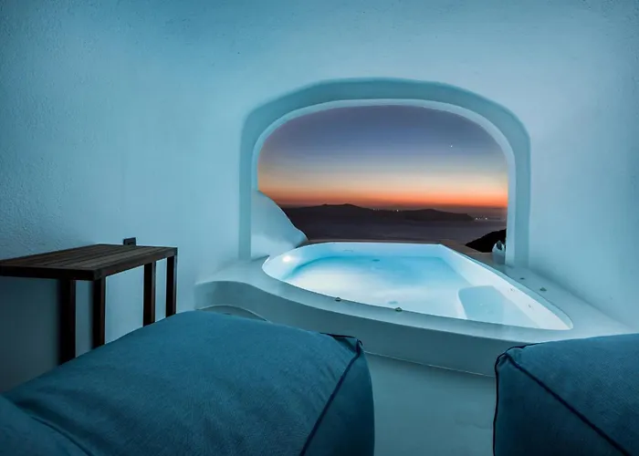 מלון Sun Rocks Boutique - Caldera View & Sunset Dining Experience פירוסטפני