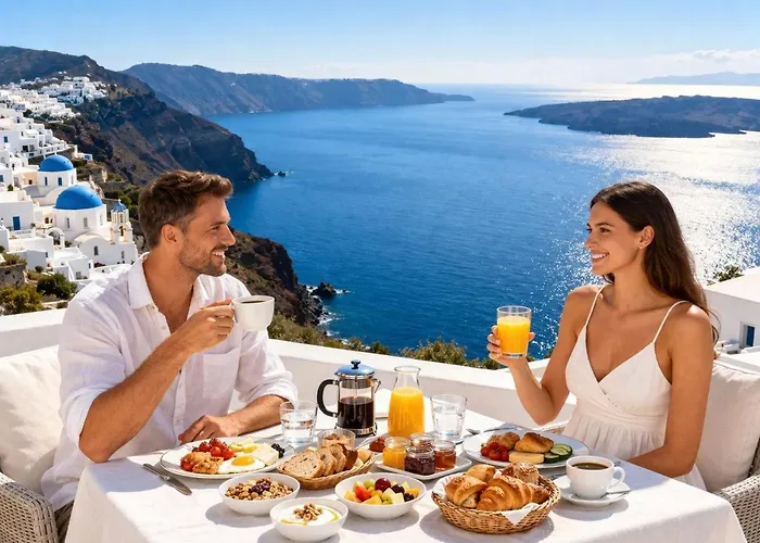 Sun Rocks Boutique - Caldera View & Sunset Dining Experience מלון