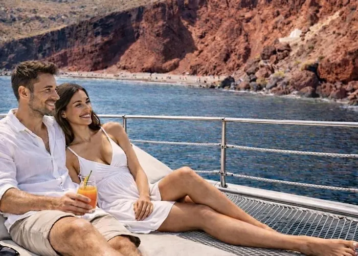 ホテル Sun Rocks Boutique - Caldera View & Sunset Dining Experience